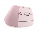 Logitech Lift Right Vertical Ergonomic Mouse, rosa/mørk rosa