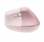 Logitech Lift Right Vertical Ergonomic Mouse, rosa/mørk rosa