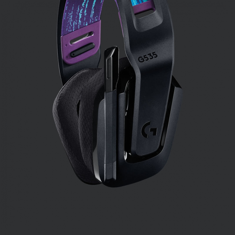 Logitech G535 LIGHTSPEED trådløst gaming-hodesett, svart