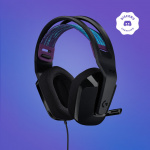 Logitech G335 kablet spillhodesett, svart