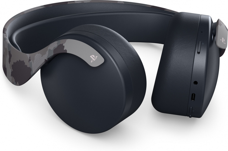 Sony Pulse 3D trådløst hodesett for PS5, grå kamuflasje