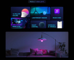 Yeelight LED Smart Bulb W4 Lite Flerfarget smartpære, E27, 4-pakning
