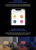 Yeelight LED Smart Bulb W4 Lite Flerfarget smartpære, E27, 4-pakning