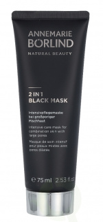 Annemarie Borlind 2 i 1 svart maske 75 ml