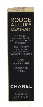 Chanel Rouge Allure L\'Extrait High In. Leppefarge - Refill 2 gr #832 Rouge Libre