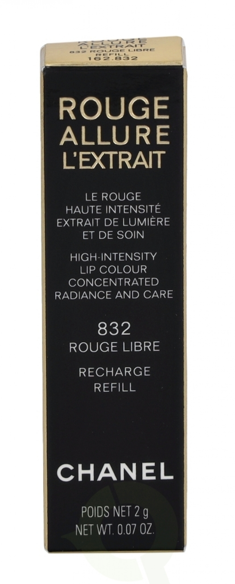 Chanel Rouge Allure L\'Extrait High In. Leppefarge - Refill 2 gr #832 Rouge Libre