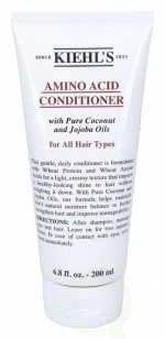 Kiehls Kiehl\'s Amino Acid Conditioner 200 ml med rene kokosnøtt- og jojobaoljer, for alle hårtyper
