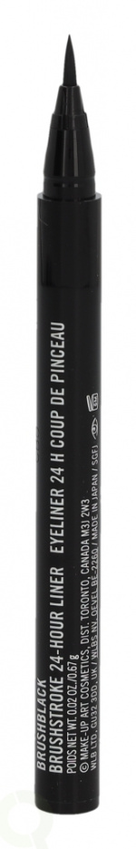 MAC Brushstroke 24H Eyeliner 0.67 gr Brushblack