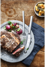 WMF Nuova steakkniv og gaffel, sett med 12 deler