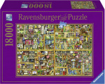 Ravensburger Magisk bokhyllepuslespill, 18 000 brikker
