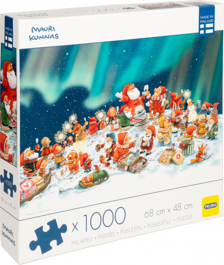 Mauri Kunnas julepuslespill, 1000 brikker