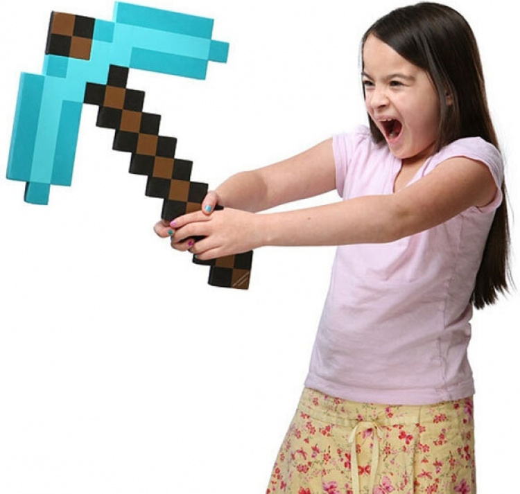Minecraft-hakke, grønn
