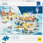 Mauri Kunnas julepuslespill, 500 brikker Mauri Kunnas julepuslespill, 500 brikker