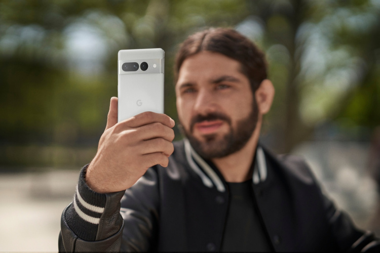 Google Pixel 7 5G-telefon, 128/8 GB, Snow