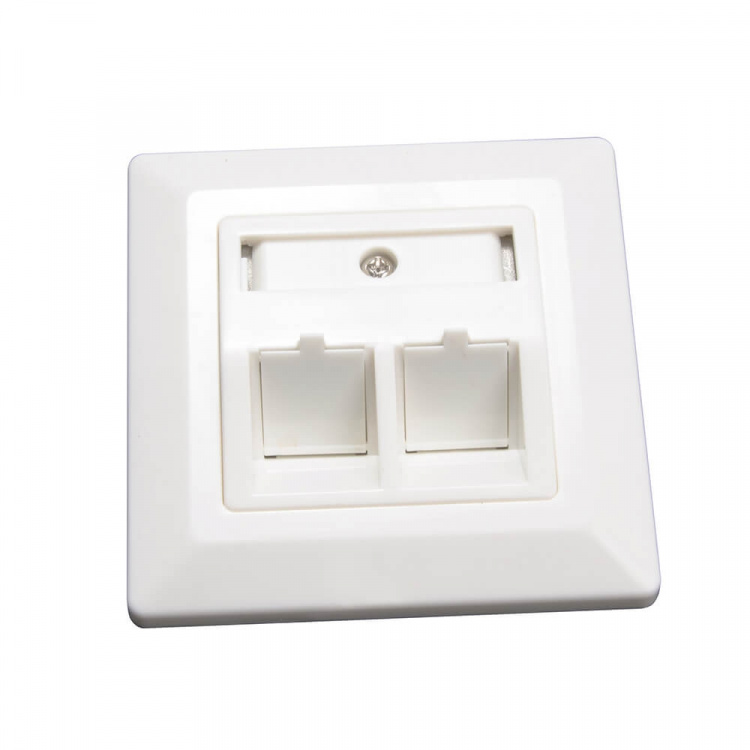 Triax Vegguttak Keystone CAT6 Vinkel Triax Vegguttak Keystone CAT6 Vinkel