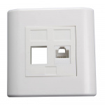 Triax Vegguttak Keystone CAT6 Rett Triax Vegguttak Keystone CAT6 Rett