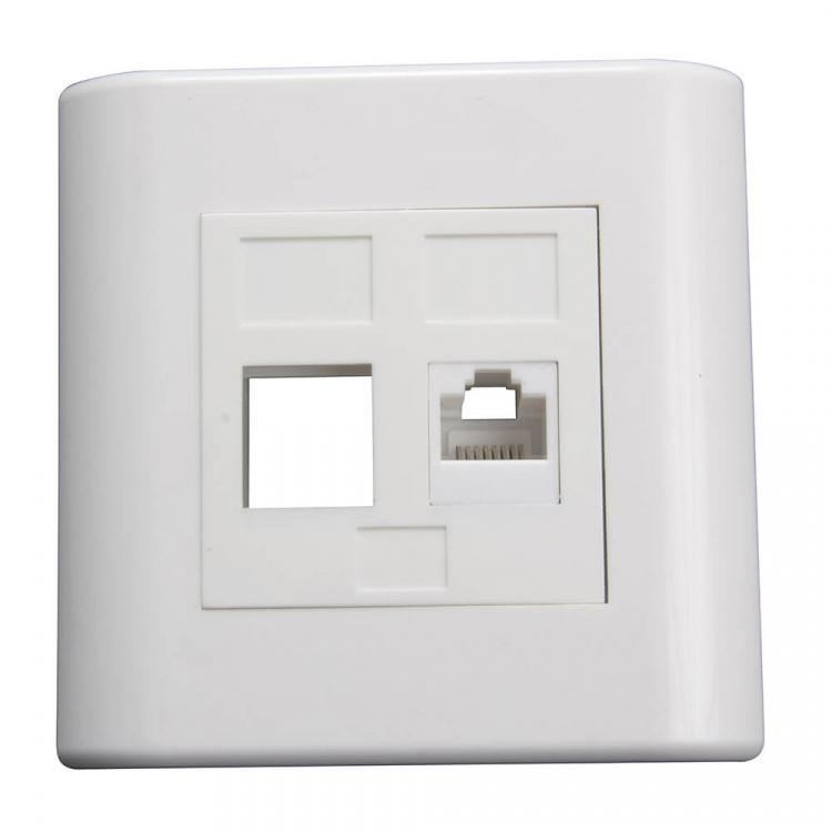 Triax Vegguttak Keystone CAT6 Rett Triax Vegguttak Keystone CAT6 Rett