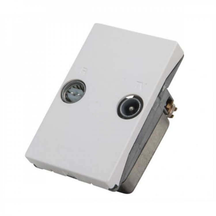 Triax Veggkontakt FM/TV TD 260E Hvit