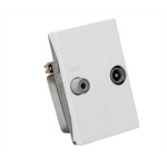 Triax Veggkontakt 2-veis TD 241E Hvit Triax Veggkontakt 2-veis TD 241E Hvit