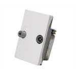 Triax Veggkontakt 2-veis TD 241E Hvit Triax Veggkontakt 2-veis TD 241E Hvit