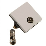 Triax TV-uttak TD 201T Hvit