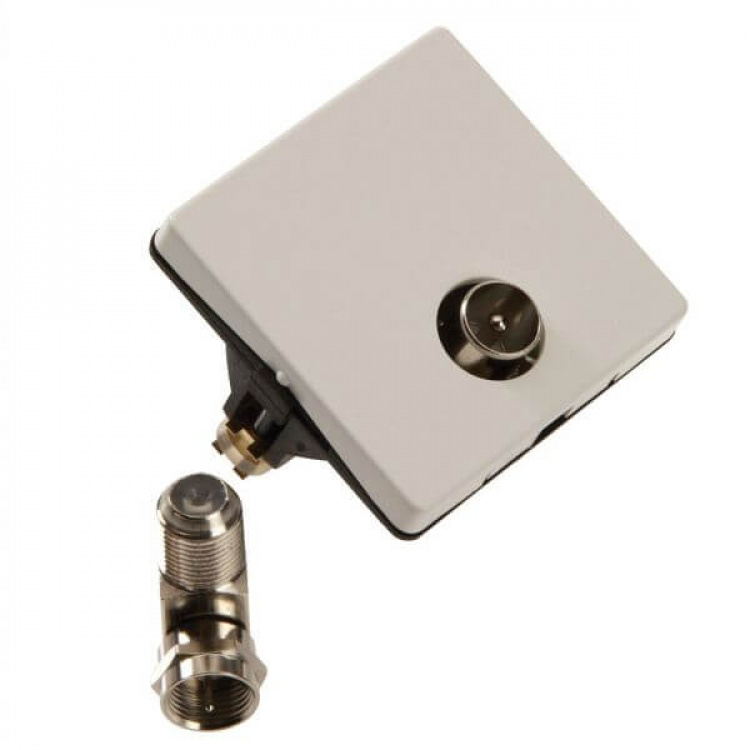 Triax TV-uttak TD 201T Hvit