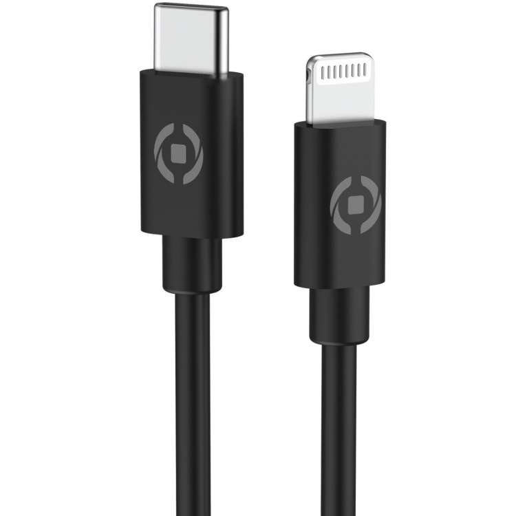 Celly Mini USB-C PD 20W billader + USB-C til lynkabel Celly Mini USB-C PD 20W billader + USB-C til lynkabel