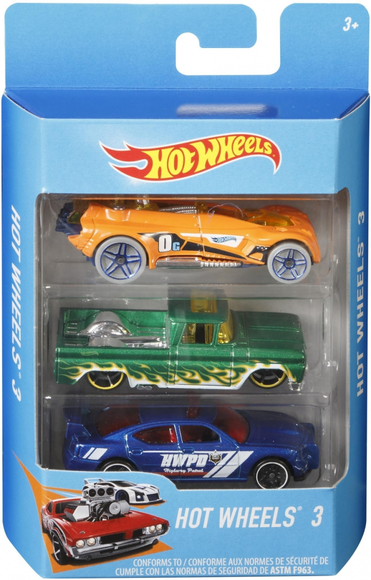 Hot Wheels minibiler, 3 stk Hot Wheels minibiler, 3 stk