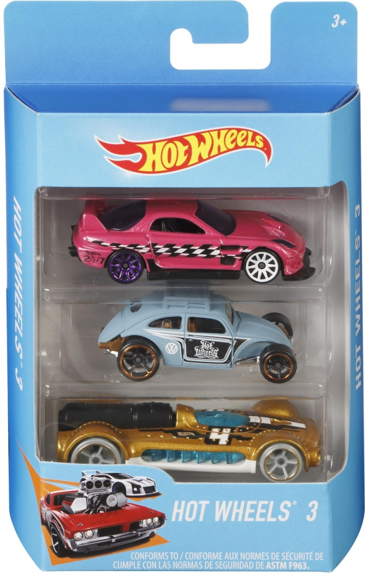 Hot Wheels minibiler, 3 stk Hot Wheels minibiler, 3 stk
