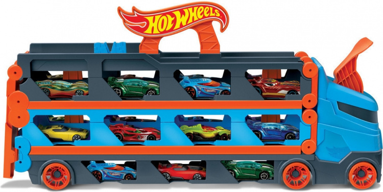 Hot Wheels City Speedway Hauler-lastebil Hot Wheels City Speedway Hauler-lastebil