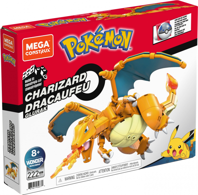 Mega Pokemon Charizard - Byggesett Mega Pokemon Charizard - Byggesett