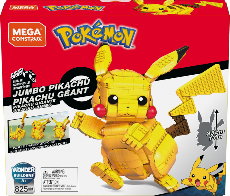 Mega Pokemon Jumbo Pikachu - Byggesett