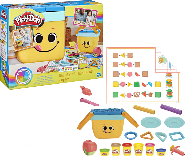 PLAY-DOH Picnic Shapes Starter Set i modellervoks
