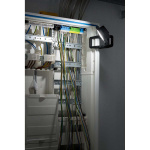 Brennenstuhl Klembar LED-arbeidslampe 1050 MA (batteri LED-arbeidslampe 10W, 950lm, IP65, 12 timers brenntid, konstruert i Tyskland)