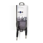 Nedis Mono lydkabel | 6.35 mm Han | 6.35 mm Han | Nikkel belagt | 1.50 m | Rund | PVC Nedis Mono lydkabel | 6.35 mm Han | 6.35 mm Han | Nikkel belagt | 1.50 m | Rund | PVC