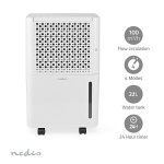 Nedis Avfukter | 10 l/Døgn | Avfukting / Automatisk / Tørr klesvask / Ventilasjon | Ja | 100 m³/h Nedis Avfukter | 10 l/Døgn | Avfukting / Automatisk / Tørr klesvask / Ventilasjon | Ja | 100 m³/h