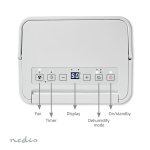 Nedis Avfukter | 10 l/Døgn | Avfukting / Automatisk / Tørr klesvask / Ventilasjon | Ja | 100 m³/h Nedis Avfukter | 10 l/Døgn | Avfukting / Automatisk / Tørr klesvask / Ventilasjon | Ja | 100 m³/h