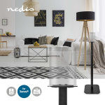 Nedis Speaker Mount | Kompatibel med: Sonos® One SL™ / Sonos® One™ / Sonos® PLAY:1™ | Gulv | 10 kg | Høydejusterbar | ABS / Stål | Sort