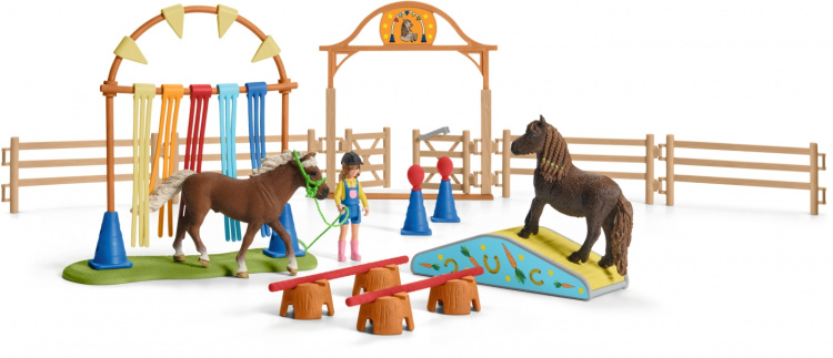Schleich Farm World 42481 - Ponyagilityträning