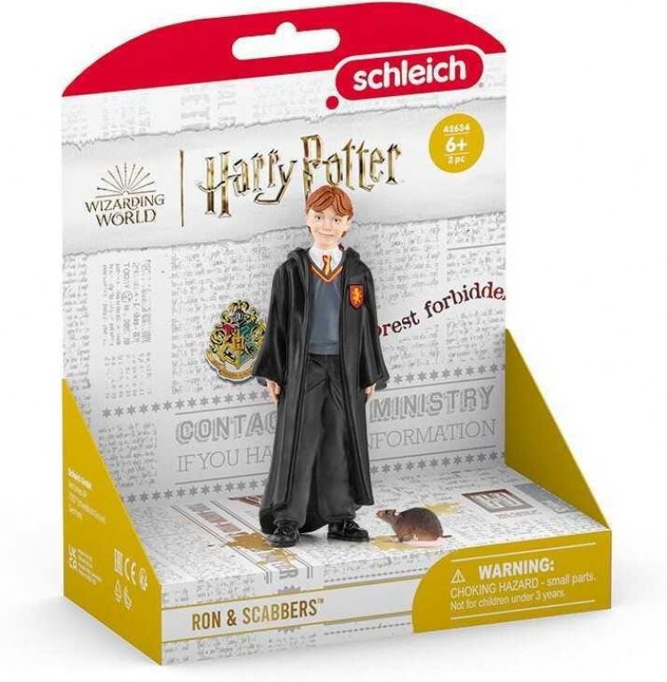 Schleich Harry Potter 42634 - Ron Wiltersen og Skabb