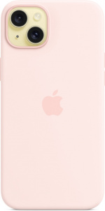 Apple iPhone 15 Plus silikonetui med MagSafe, rosa Apple iPhone 15 Plus silikonetui med MagSafe, rosa