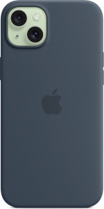 Apple iPhone 15 Plus silikonetui med MagSafe, blå Apple iPhone 15 Plus silikonetui med MagSafe, blå