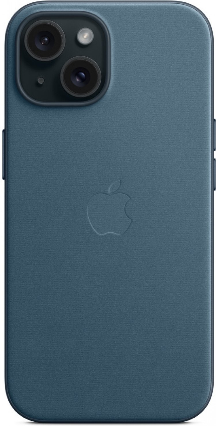 Apple iPhone 15 FineWoven-etui med MagSafe, Pacific Blue