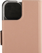 Wave BookCase beskyttelsesveske, kompatibel med MagSafe, iPhone 15, rosa gull. Wave BookCase beskyttelsesveske, kompatibel med MagSafe, iPhone 15, rosa gull.