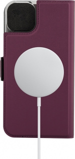 Wave BookCase beskyttelsesveske, MagSafe-kompatibel, iPhone 15 Plus, smoky sangria Wave BookCase beskyttelsesveske, MagSafe-kompatibel, iPhone 15 Plus, smoky sangria