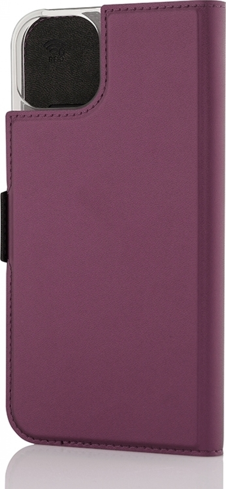 Wave BookCase beskyttelsesveske, MagSafe-kompatibel, iPhone 15 Plus, smoky sangria Wave BookCase beskyttelsesveske, MagSafe-kompatibel, iPhone 15 Plus, smoky sangria