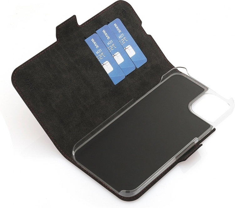 Wave BookCase beskyttelsesveske, MagSafe-kompatibel, iPhone 15 Plus, smoky sangria Wave BookCase beskyttelsesveske, MagSafe-kompatibel, iPhone 15 Plus, smoky sangria