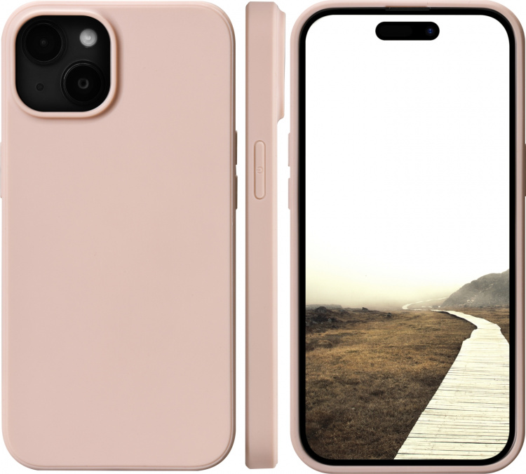 Dbramante1928 Greenland - beskyttelsesetui, iPhone 15, rosa.
