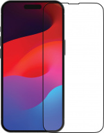 Dbramante1928 Eco-Shield skjermbeskytter, iPhone 15 Pro Max, svarte kanter