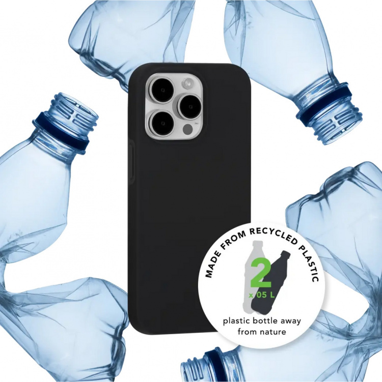 dbramante Iceland Ultra D3O MagSafe beskyttelsesveske, iPhone 15, svart